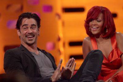 Rihanna acosa con mensajes de texto a Colin Farrell