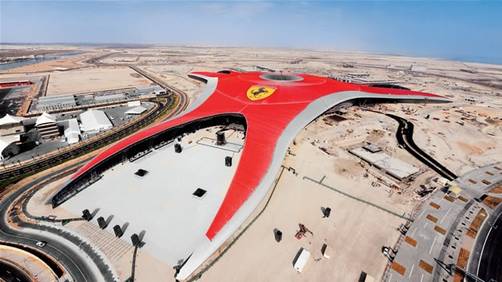 Ferrari prepara el estreno de su parque de diversiones en Abu Dhabi