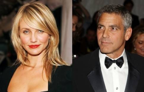 Cameron Diaz y George Clooney se relajan en México