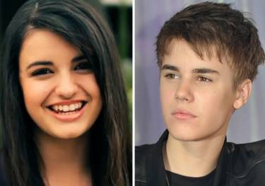 Justin Bieber se burla de Rebecca Black