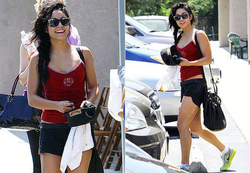 Vanessa Hudgens se ejercita y acude al supermercado