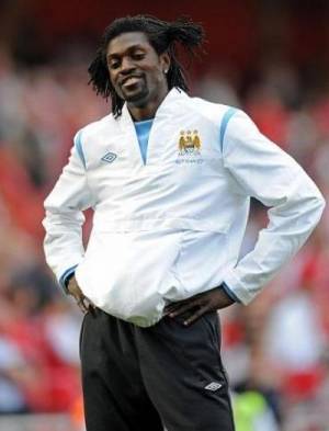 Adebayor teme por su lugar en el Manchester City y en ser transferido