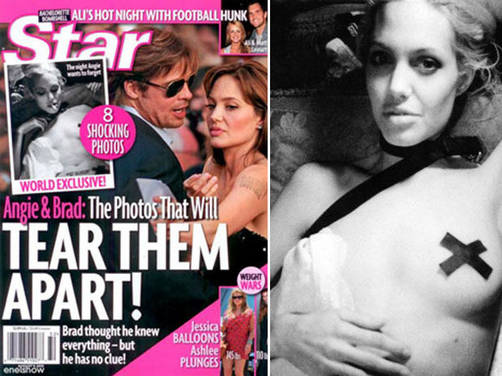 Angelina Jolie semidesnuda en nuevas fotos Angelina Jolie semidesnuda en nuevas fotos