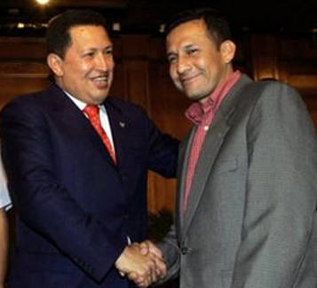 Ollanta Humala y Hugo Chávez