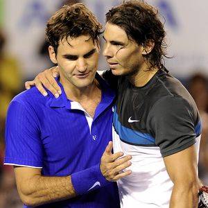 Nadal y Federer, unidos por los niños