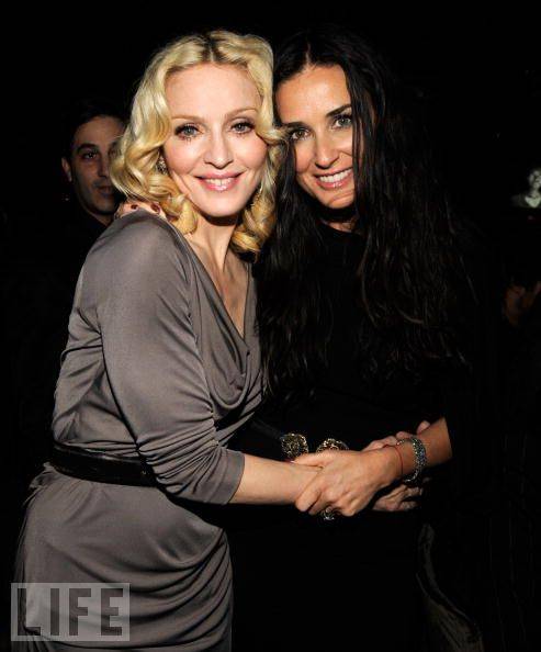 Madonna y Demi Moore serán las anfitrionas del 'alfer party' de los Oscar