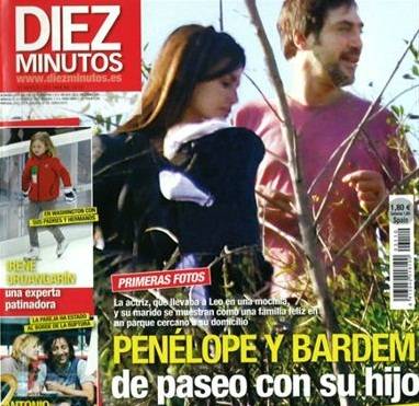 Foto: Penélope Cruz y Javier Bardem pasean junto a su hijo