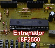 Entrenador para PIC 18F2550