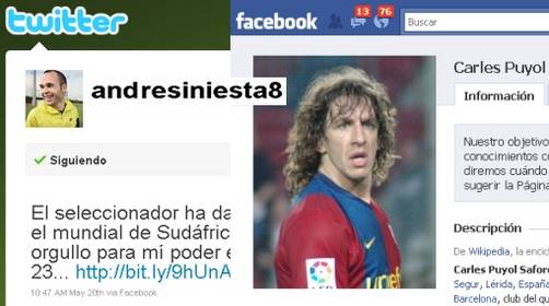 España prohibió a sus jugadores utilizar Facebook y Twitter en el Mundial