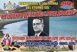 XIX Encuentro de Escritores y Poetas en Ancash XIX Encuentro de Escritores y Poetas en Ancash