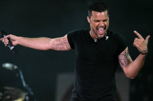 Ricky Martin se pone chistoso