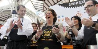 Fiesta Gastronómica en el Mercado Central de Valencia