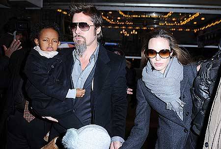 Angelina Jolie y Brad Pitt se van para Namibia por Navidad