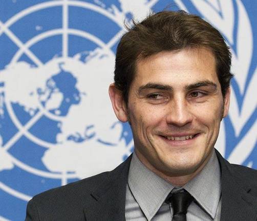 Iker Casillas prometió luchar por los más desfavorecidos del planeta