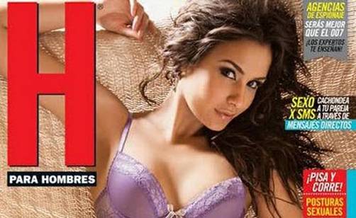 Odalys Ramírez en lencería para 'Revista H'