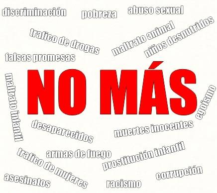 ¡No más!