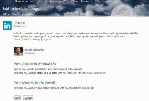 LinkedIn ahora se integra con Hotmail y Messenger