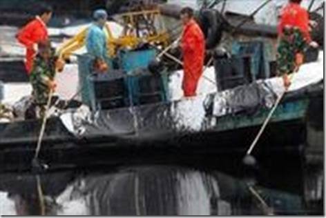 Derrame de petróleo en China Derrame de petróleo en China