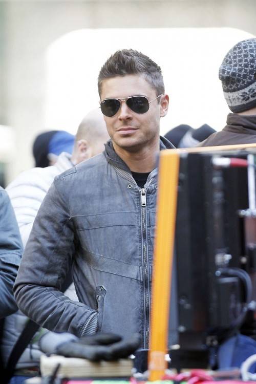 Fotos: Zac Efron en el rodaje de 'New Year's Eve'