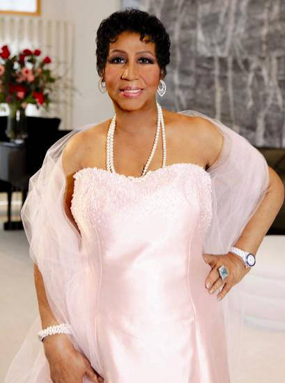 Aretha Franklin cantó en su fiesta de cumpleaños