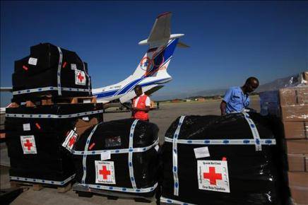 Haití recibe 39 toneladas de ayuda española para combatir la epidemia de cólera