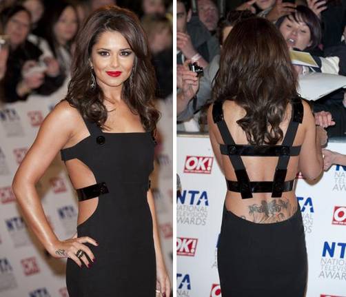 Cheryl Cole muestra su sexy tatuaje