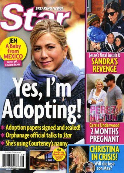 Jennifer Aniston se decide por la adopción