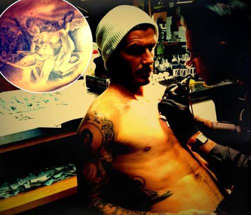 David Beckham sorprende con nuevo tatuaje en Facebook