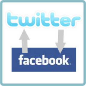 Facebook siguiendo a Twitter, Twitter siguiendo a Facebook