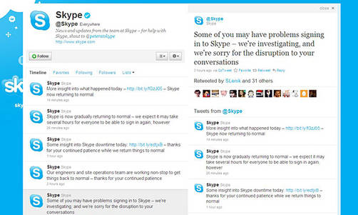 Skype asegura que recuperó el servicio para 10 millones de usuarios