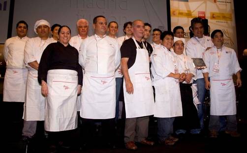 El equipo de chefs peruanos en Madrid Fusión 2011