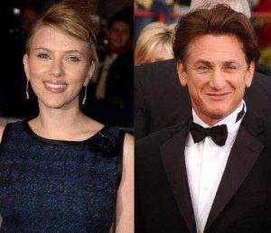 Scarlett Johansson fue a la boda de Reese Withersponn con Sean Penn