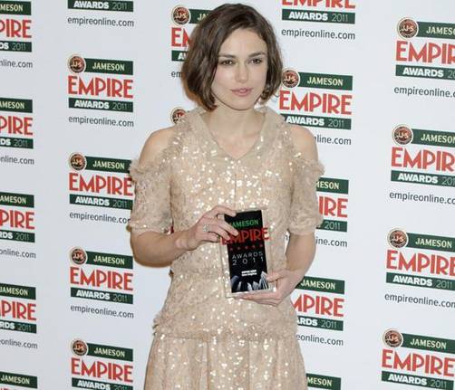 Keira Knightley recibe premio en Londres