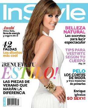 Anahí sexy en portada de InStyle