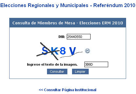 Elecciones regionales y municipales: Sepa si es miembro de mesa en las próximas elecciones