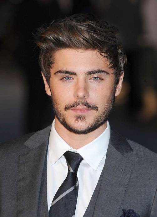 Zac Efron contento con su barba