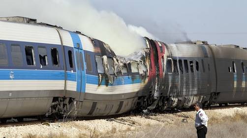 El incendio en un tren de pasajeros en Jerusalén deja 100 personas heridas