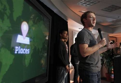 Facebook Places: localización física de los usuarios de Facebook
