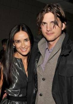 Ronaldo ofrece almuerzo para Ashton Kutcher y Demi Moore