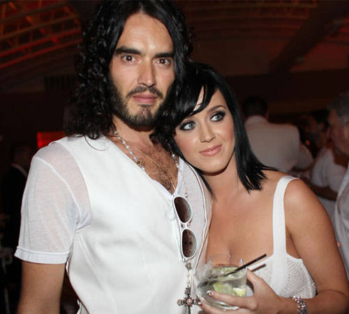 Katy Perry no quiere trabajar con su esposo Russel Brand