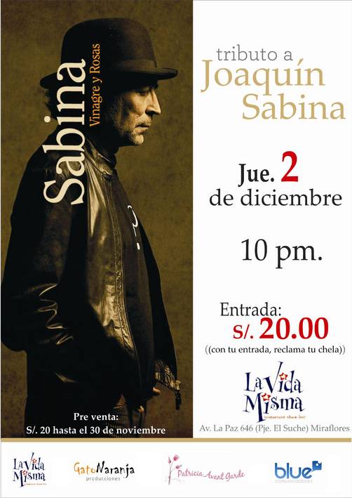 'Nos sobran los motivos... el tributo a Sabina'