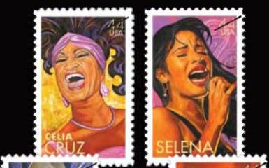 Celia Cruz y Selena tendrán sellos en 2011