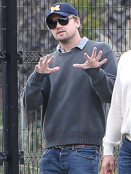 Leonardo DiCaprio es sorprendido