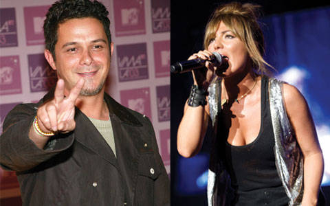Alejandro Sanz y Amaia Montero juntos en concierto benéfico en Colombia