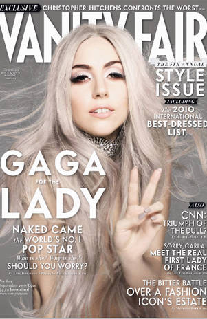 Lady Gaga en la portada de Vanity Fair Lady Gaga en la portada de Vanity Fair