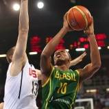 Estados Unidos venció a Brasil en el Campeonato Mundial de Baloncesto