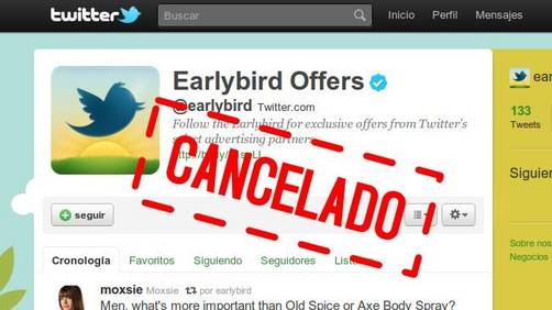 Twitter: nacen las promoted accounts y muere @earlybird