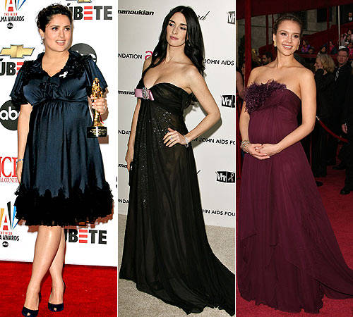 Salma Hayek, Paz Vega y Jessica Alba las mamás más sexies de Hollywood