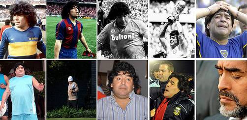 Diego Maradona cumple hoy medio siglo de vida