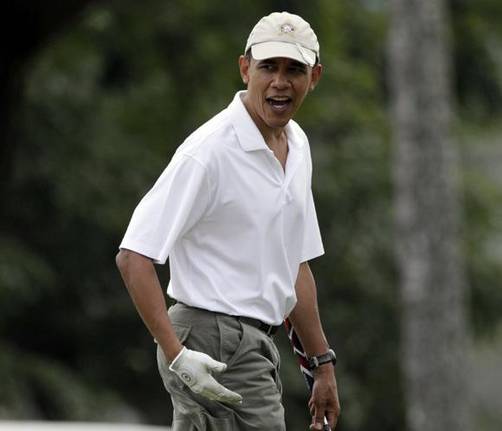 Barack Obama de vacaciones en Hawaii